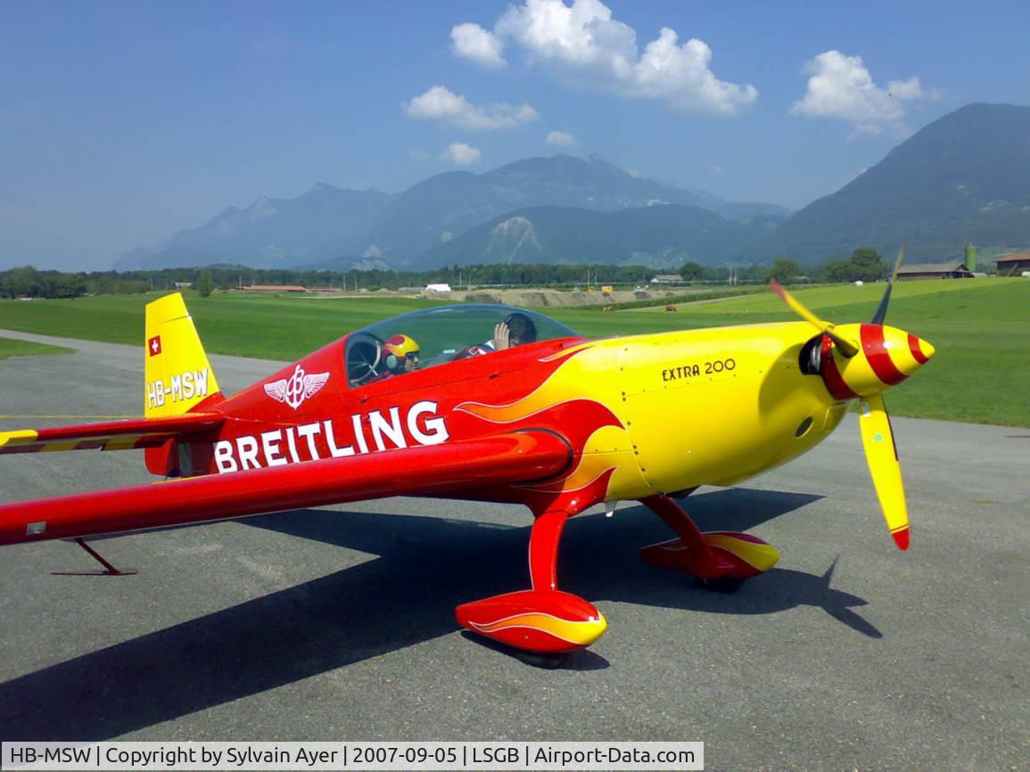 HB-MSW, 1997 Extra EA-300/200 C/N 014, LSGB Airfield