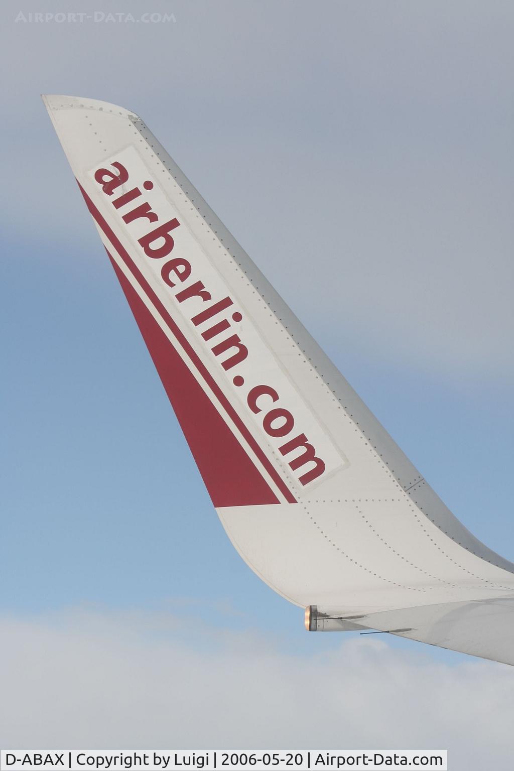 D-ABAX, 2000 Boeing 737-86J C/N 30063, Air Berlin 737-800