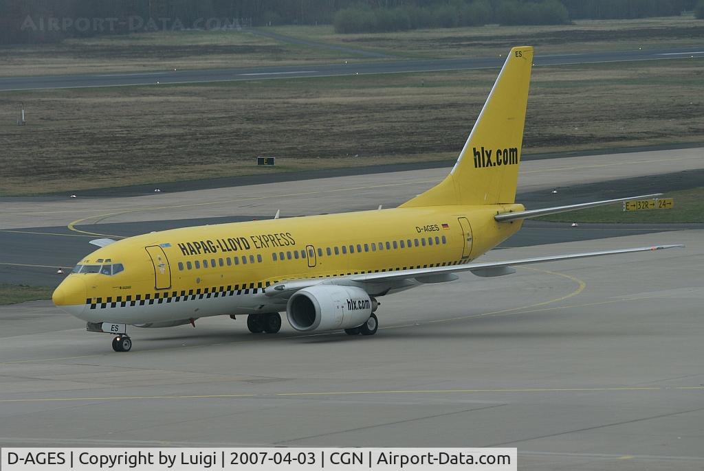 D-AGES, 1998 Boeing 737-75B C/N 28108, HLX 737-700