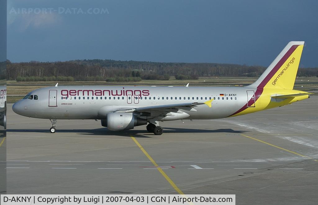 D-AKNY, 1996 Airbus A320-212 C/N 579, Germanwings A320