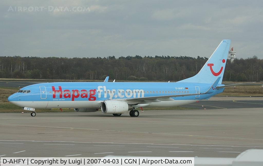 D-AHFY, 2001 Boeing 737-8K5 C/N 30417, Hapagfly 737-800