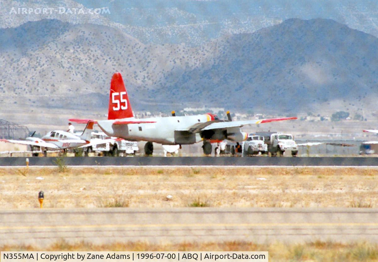 N355MA, 1957 Lockheed SP-2H (P2V-7S) Neptune C/N 726-7229, Tanker 55 at Albuquerque, NM
