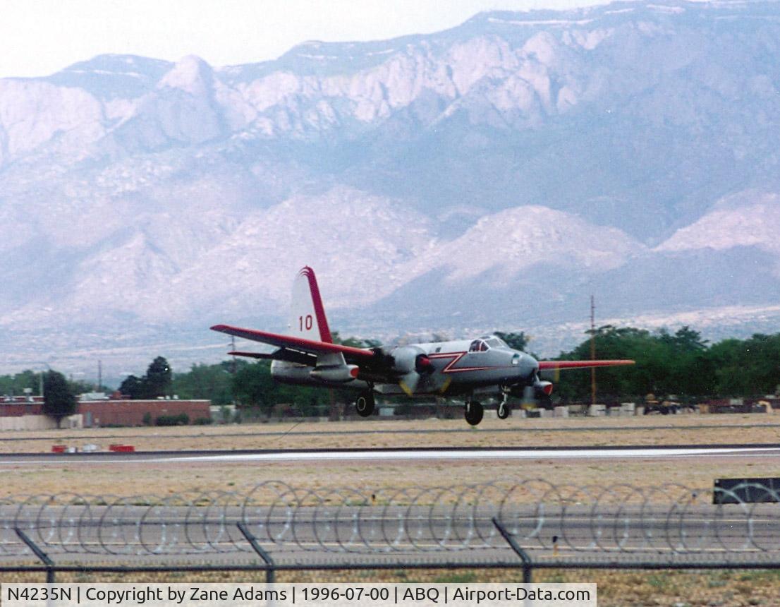 N4235N, 1958 Lockheed SP-2H (P2V-7S) Neptune C/N 726-7158, Neptune Tanker 10 at Albuquerque