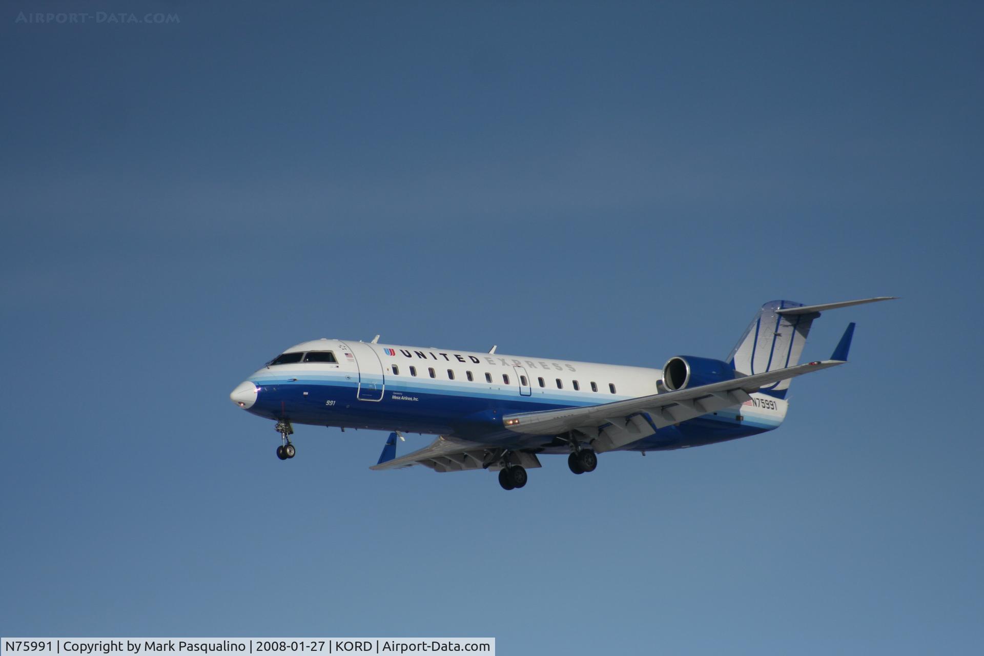 N75991, 2000 Bombardier CRJ-200ER (CL-600-2B19) C/N 7422, CL-600-2B19