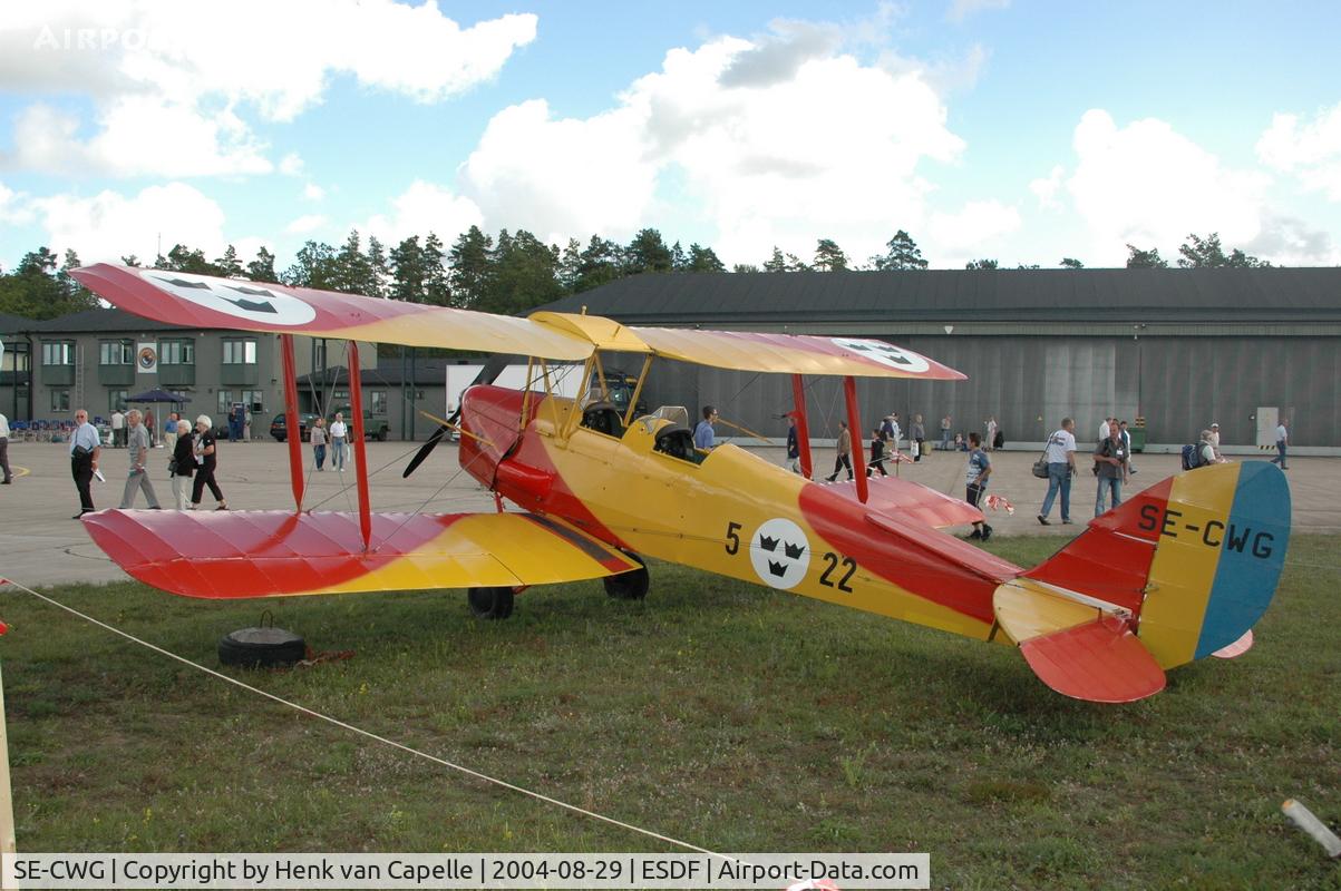 SE-CWG, 1935 De Havilland DH-82A Tiger Moth II C/N 3364, Tiger Moth at Kallinge airfield