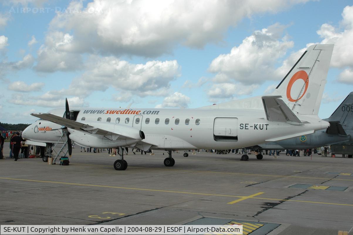 SE-KUT, 1987 Saab 340A Cargo C/N 340A-087, Swedline Express 340 at Kallinge airfield
