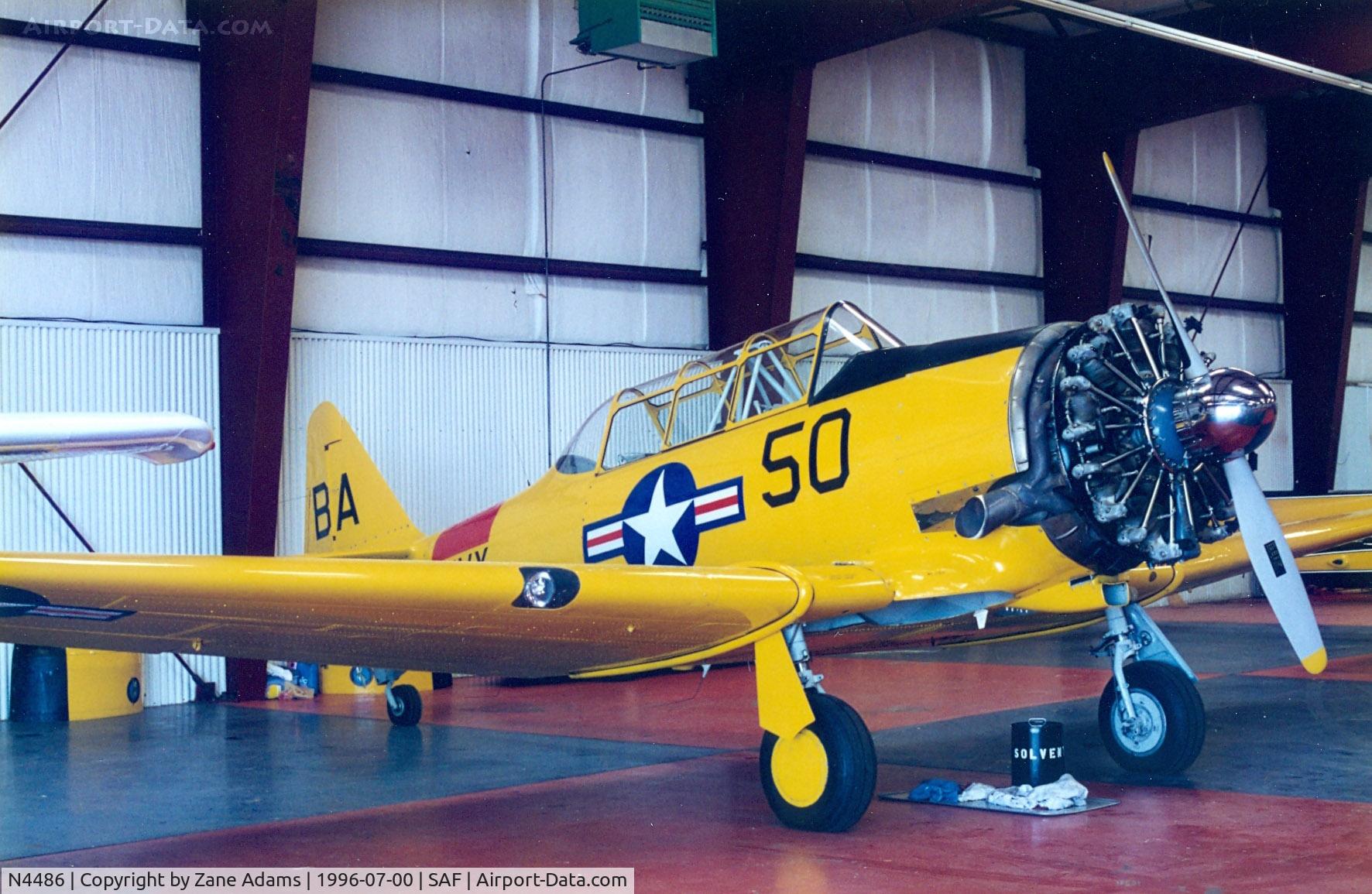 N4486, 1944 North American AT-6F Texan C/N 121-42372, SNJ at Santa Fe, NM