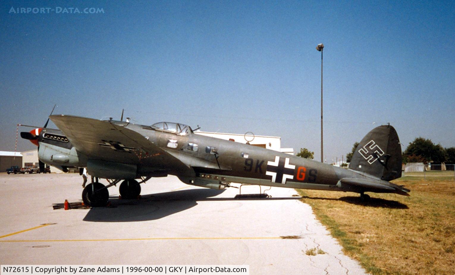 N72615, CASA C-2.111F C/N 118, The ill fated CAF He-111 / Casa 2.111 at Arlington after an engine change.