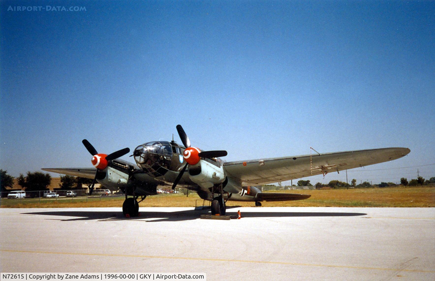 N72615, CASA C-2.111F C/N 118, The ill fated CAF He-111 / Casa 2.111 at Arlington after an engine change.