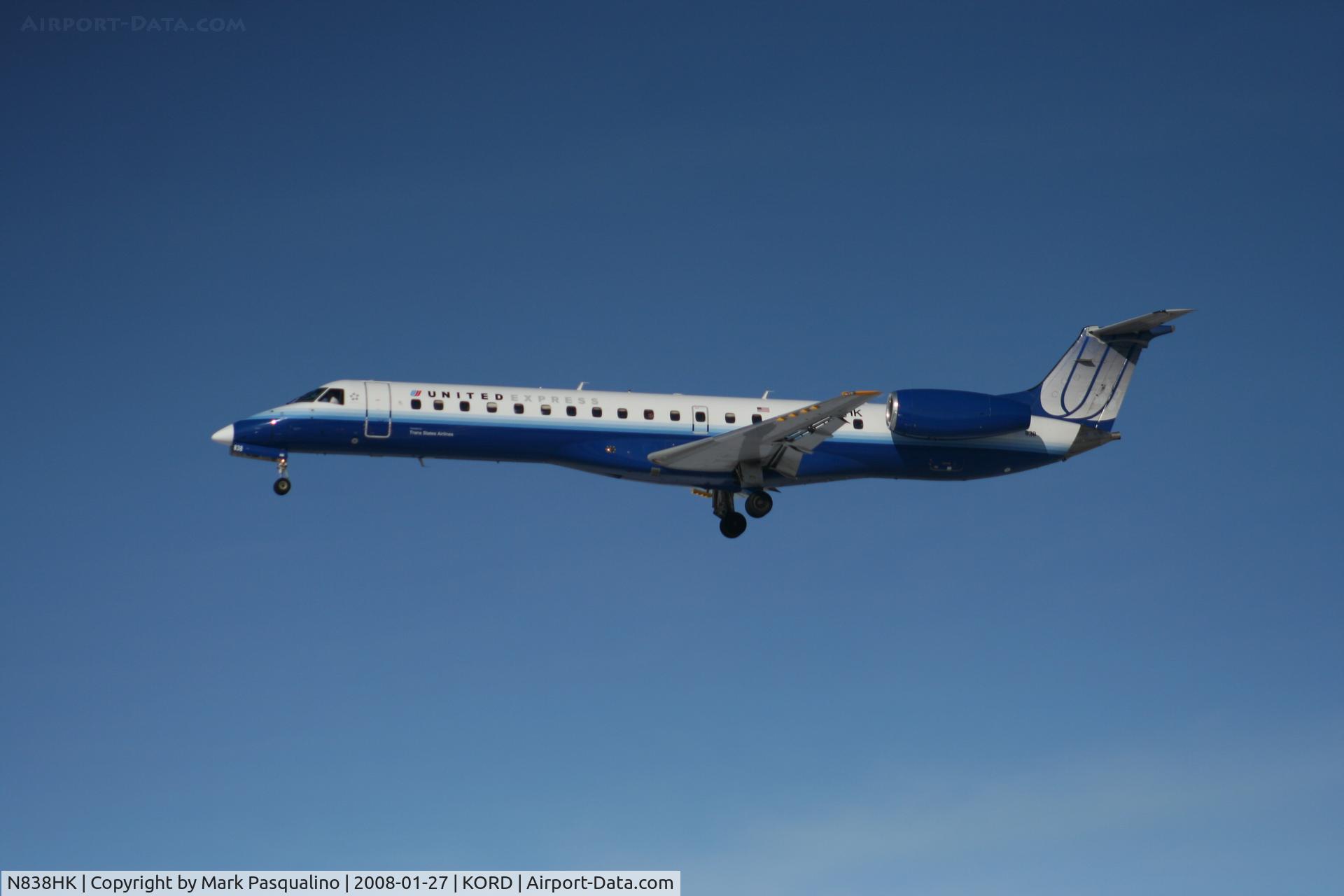 N838HK, 2000 Embraer ERJ-145LR (EMB-145LR) C/N 145321, EMB-145LR