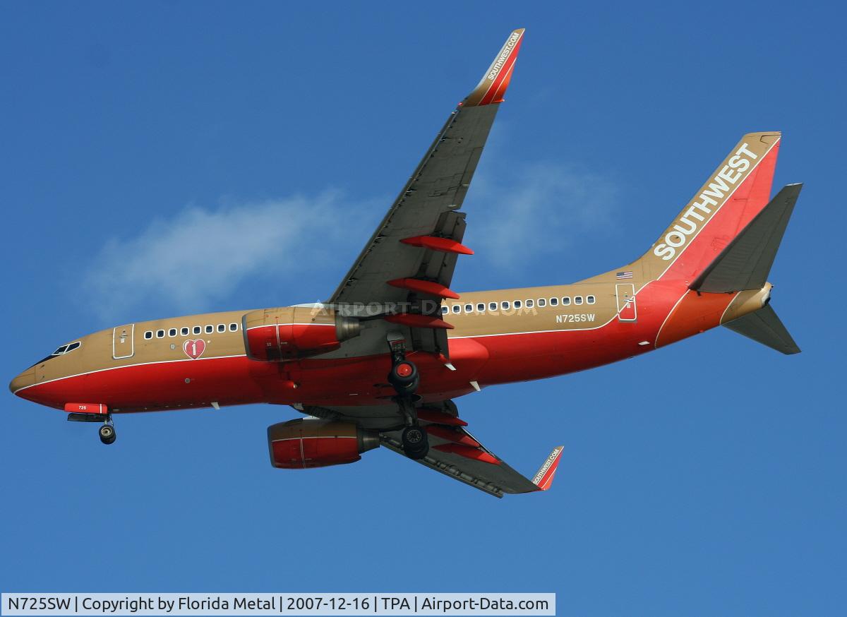 N725SW, 1999 Boeing 737-7H4 C/N 27857, Southwest