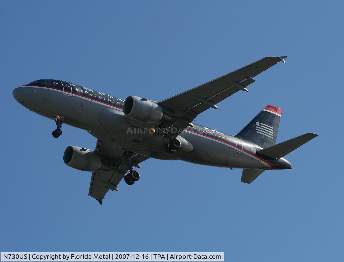 N730US, 2000 Airbus A319-112 C/N 1182, US Airways