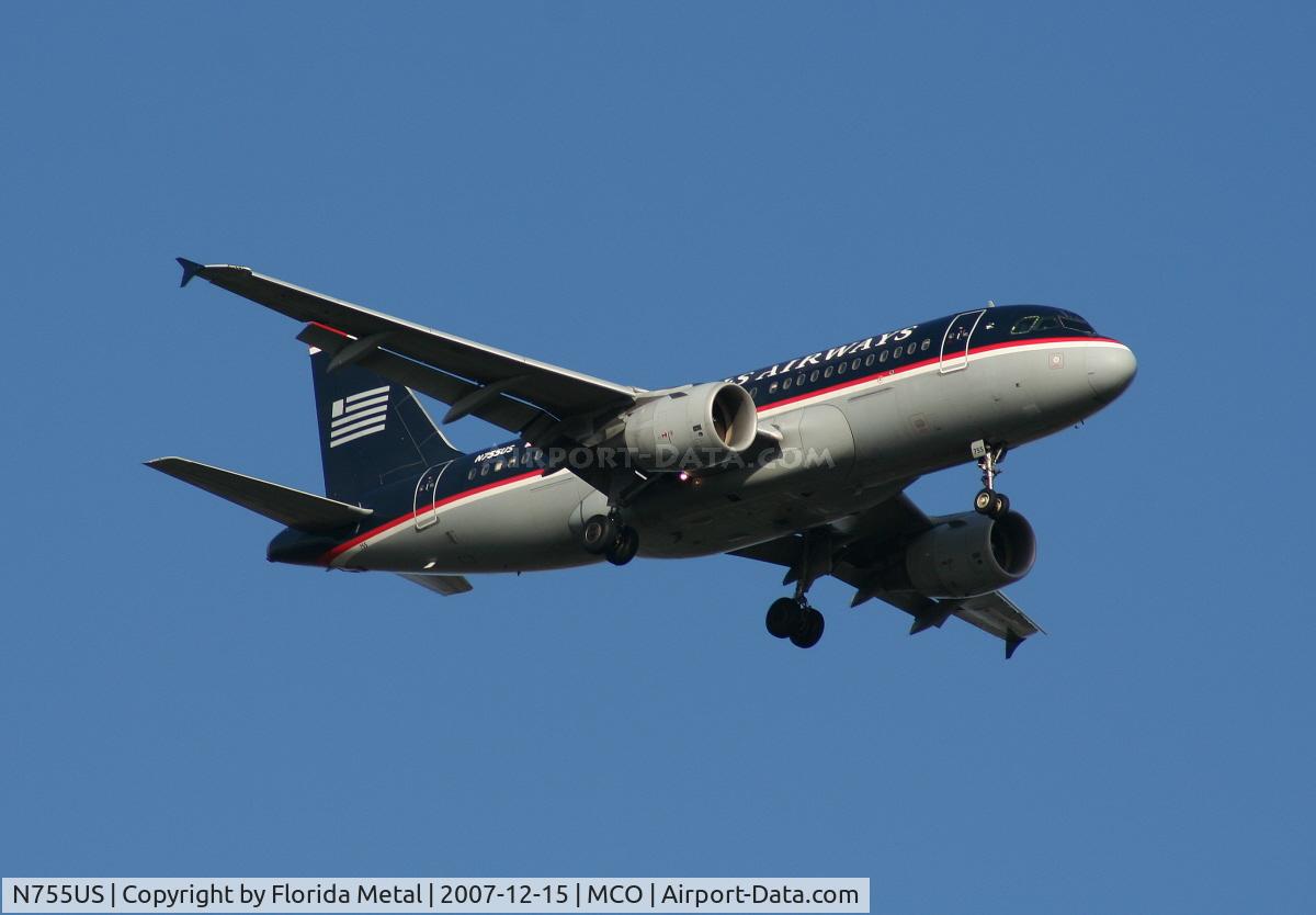 N755US, 2000 Airbus A319-112 C/N 1331, US Airways