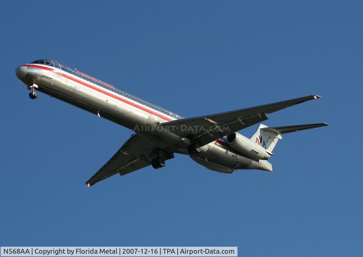 N568AA, 1987 McDonnell Douglas MD-83 (DC-9-83) C/N 49349, American