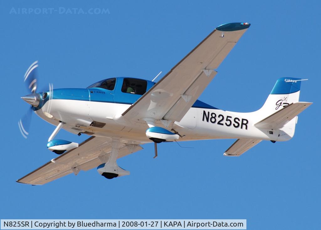 N825SR, 2007 Cirrus SR22 G3X C/N 2618, Approach to 17L.