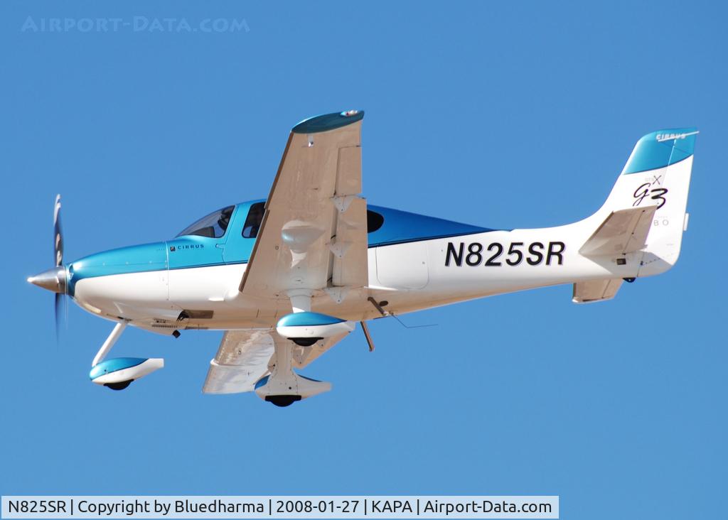 N825SR, 2007 Cirrus SR22 G3X C/N 2618, Approach to 17L.