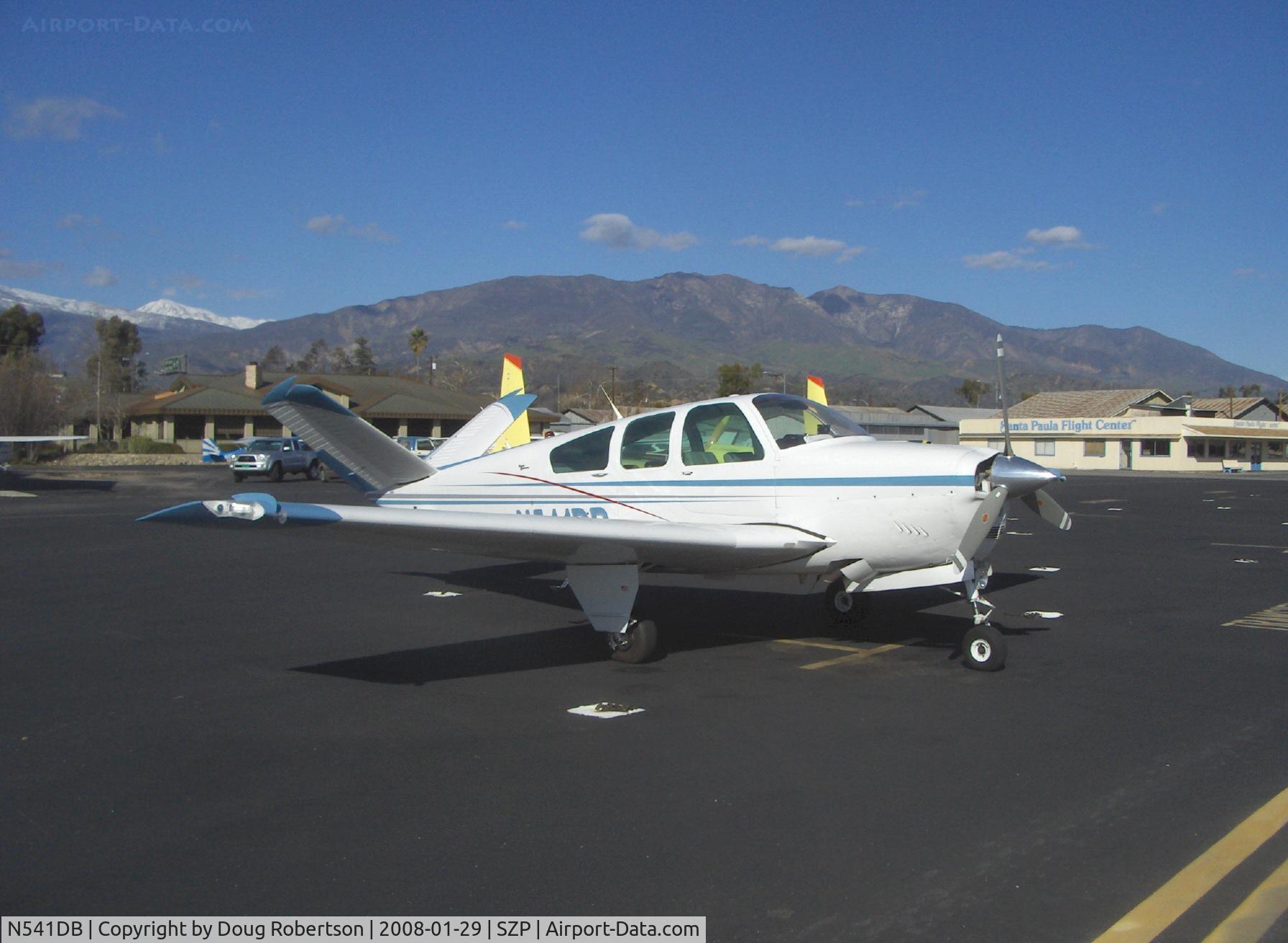 N541DB, 1964 Beech S35 Bonanza C/N D-7333, 1964 Beech S35 BONANZA, Continental IO-520-B 285 Hp