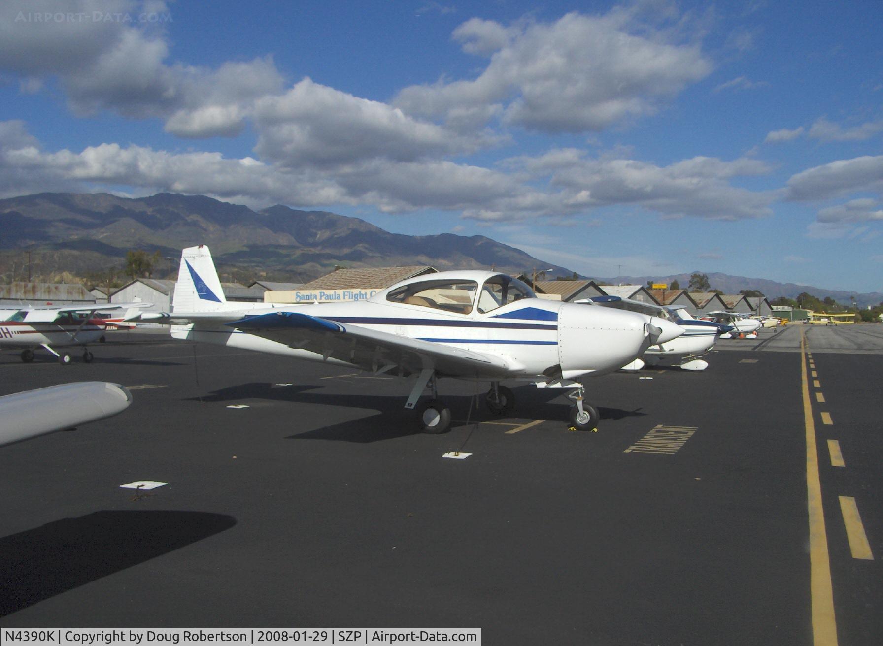 N4390K, 1948 Ryan Navion C/N NAV-4-1390, 1948 Ryan NAVION A, Continental E-185-9 205 Hp for takeoff (cowl suggests engine upgrade?)