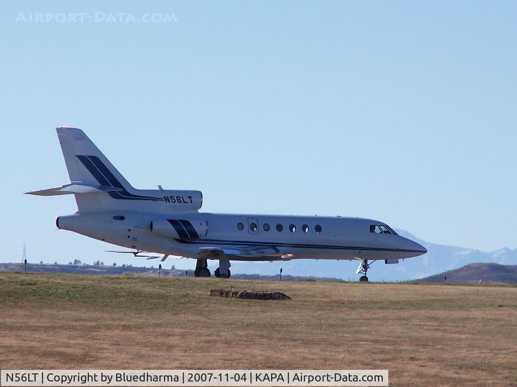 N56LT, 1980 Dassault Falcon 50 C/N 21, Position and Hold on 17L.