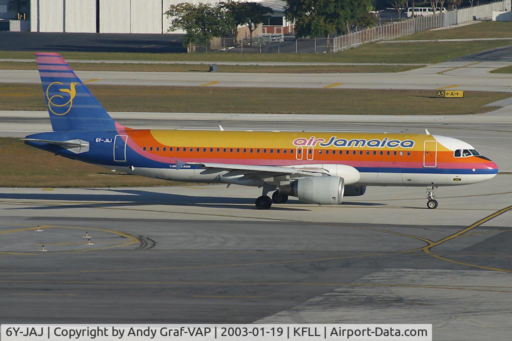 6Y-JAJ, 1997 Airbus A320-214 C/N 630, Air Jamaica A320