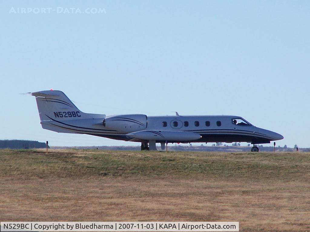 N529BC, 1982 Gates Learjet Corp. 35A C/N 471, Waiting for Clearance on 17L.