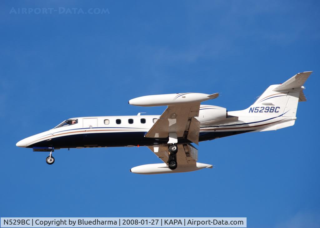 N529BC, 1982 Gates Learjet Corp. 35A C/N 471, Approach to 17L.
