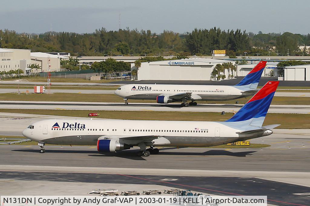 N131DN, 1990 Boeing 767-332 C/N 24852, Delta Airlines 767-300