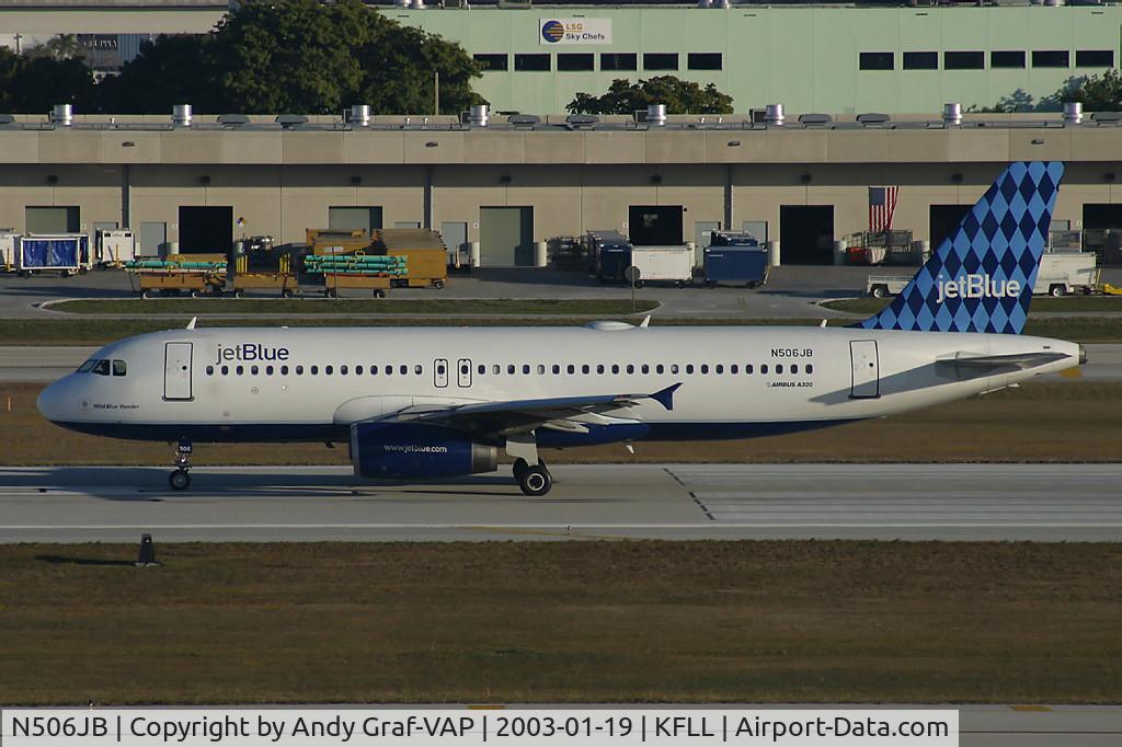 N506JB, 2000 Airbus A320-232 C/N 1235, Jetblue A320