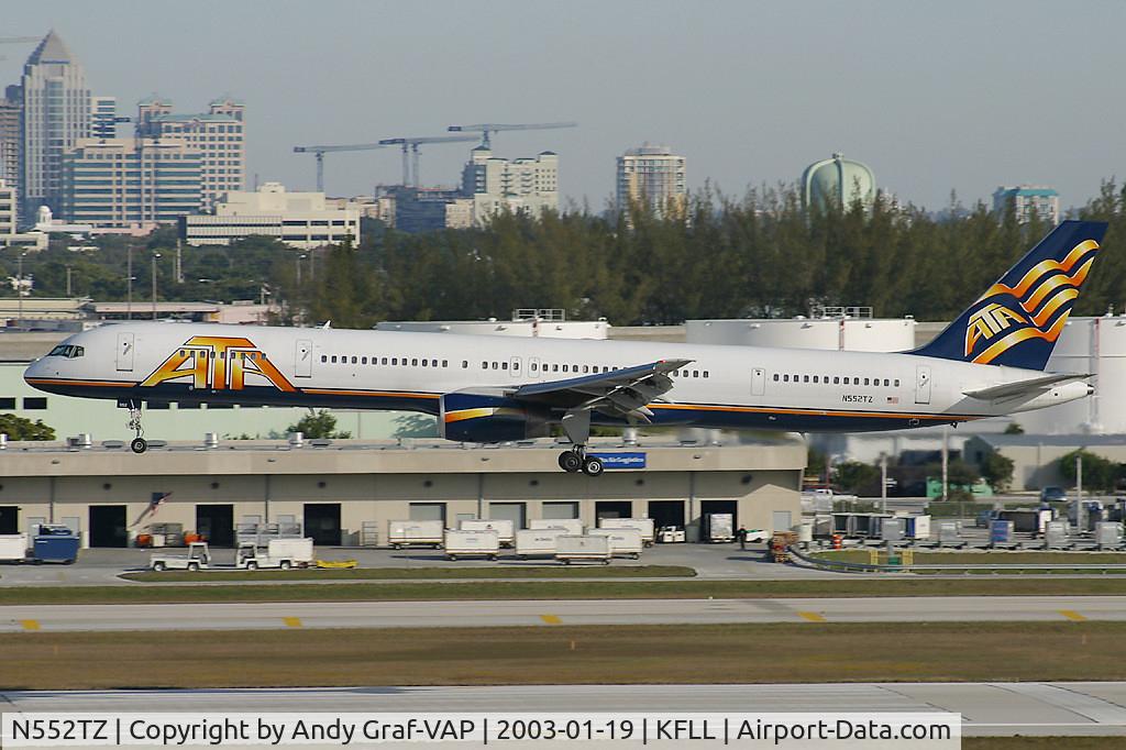 N552TZ, 2001 Boeing 757-33N C/N 32586, American Trans Air 757-300