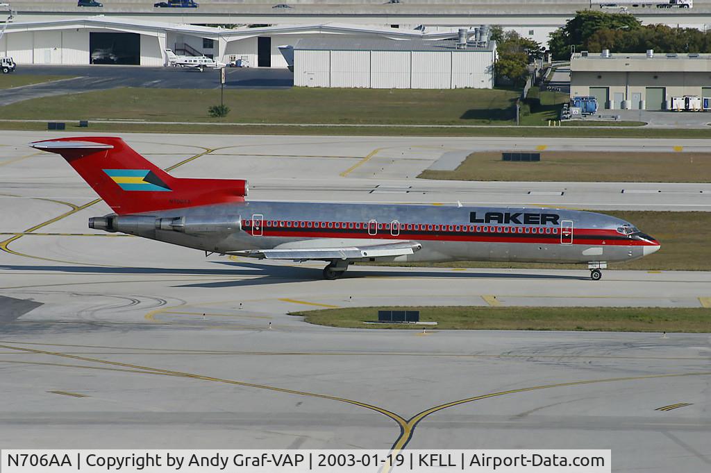 N706AA, 1981 Boeing 727-223 C/N 22463, Laker 727-200