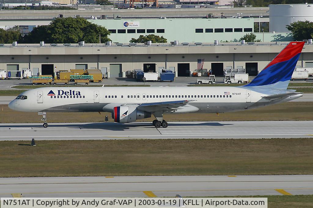 N751AT, 1984 Boeing 757-212 C/N 23125, Delta Airlines 757-200