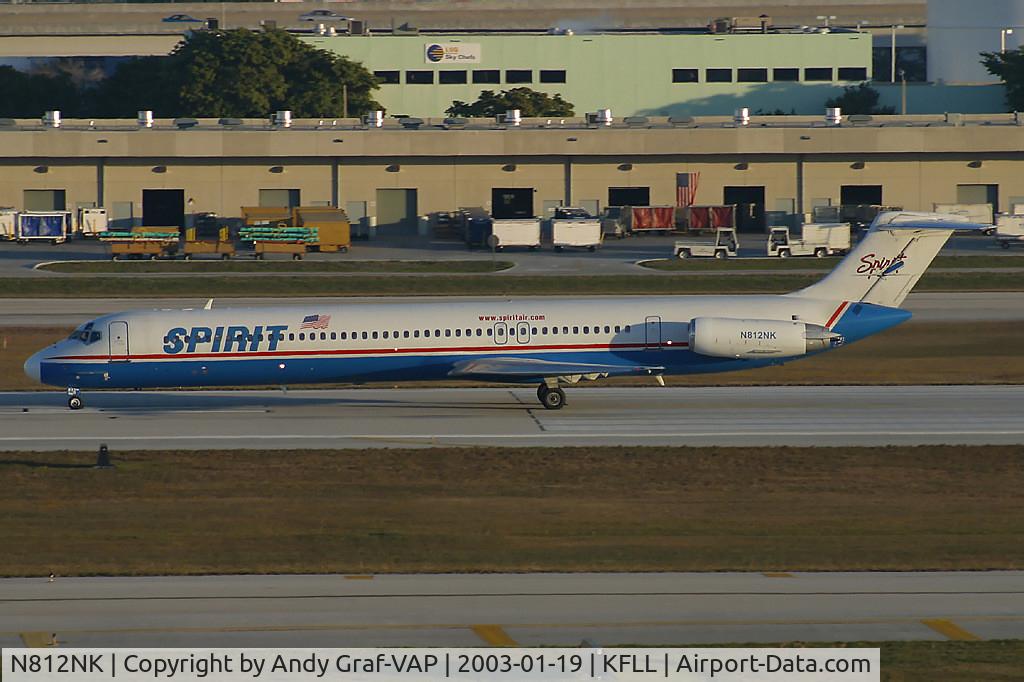 N812NK, 1983 McDonnell Douglas MD-82 (DC-9-82) C/N 48021, Spirit MD80