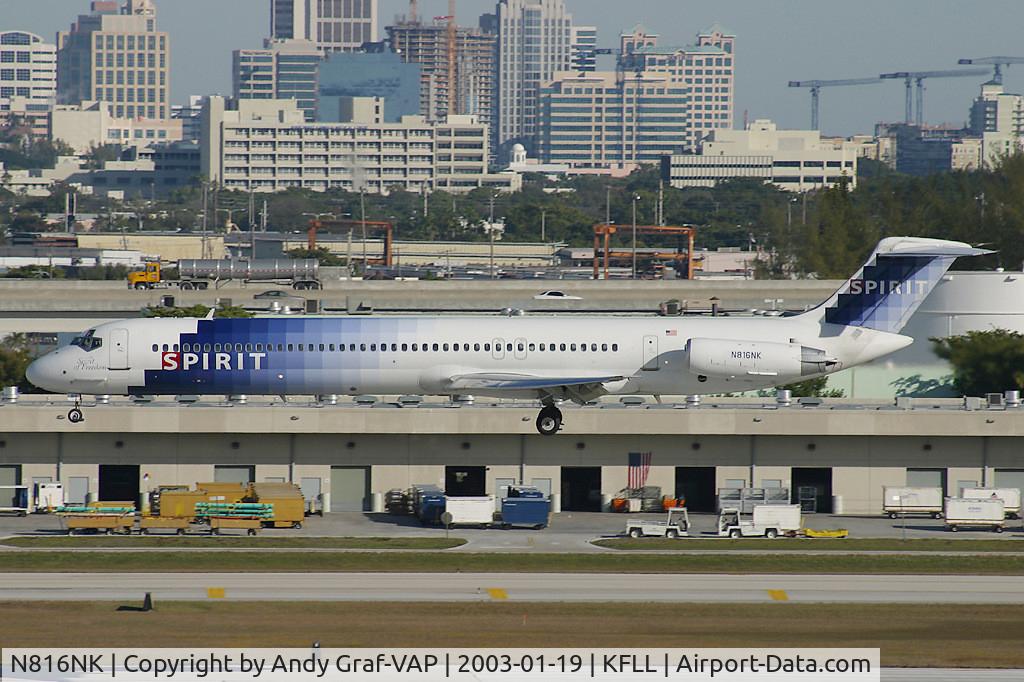N816NK, 1983 McDonnell Douglas MD-82 (DC-9-82) C/N 49140, Spirit MD80