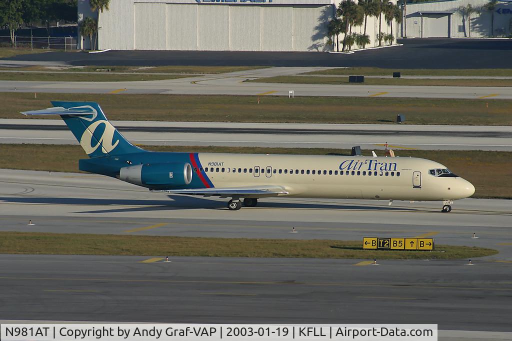 N981AT, 2002 Boeing 717-200 C/N 55040, Air Tran 717-200