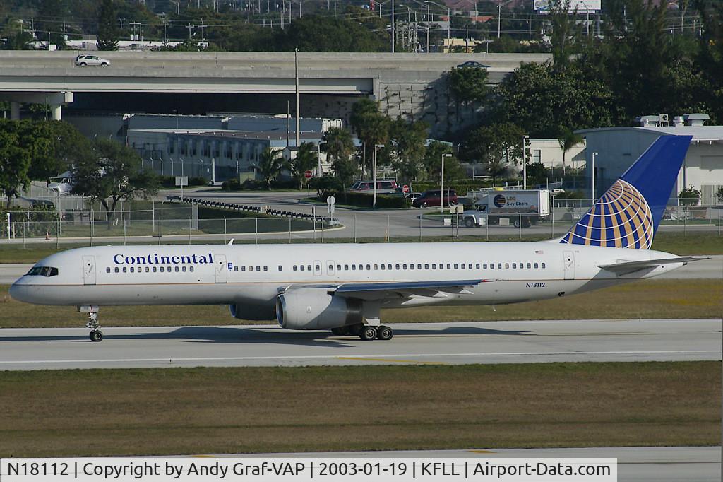 N18112, 1995 Boeing 757-224 C/N 27302, Continental Airlines 757-200