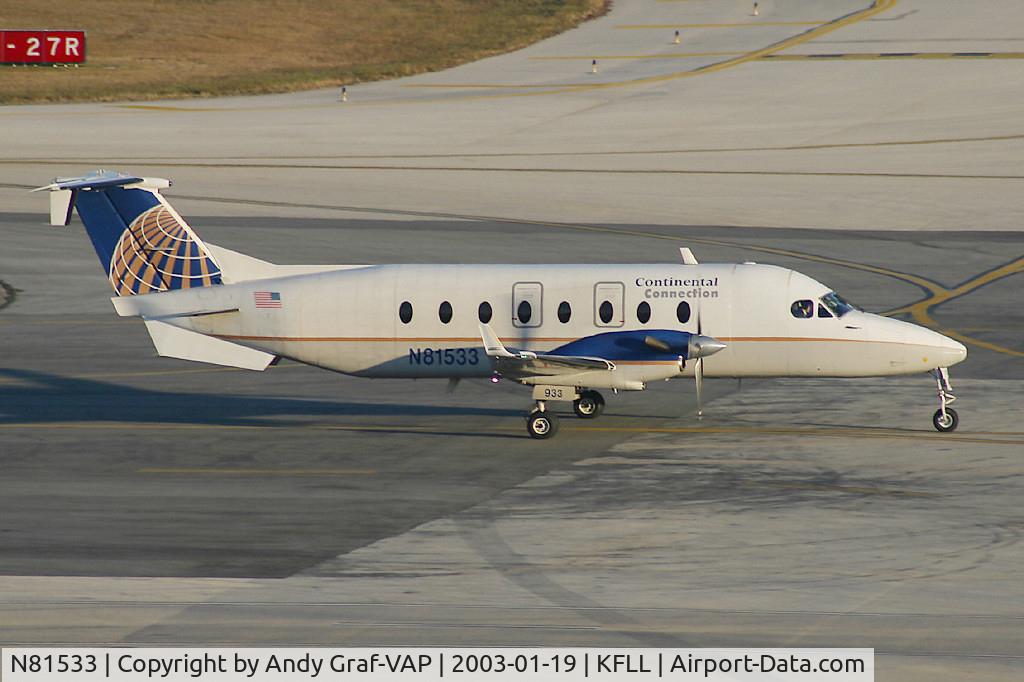 N81533, 1995 Beech 1900D C/N UE-137, Continental Connection B1900