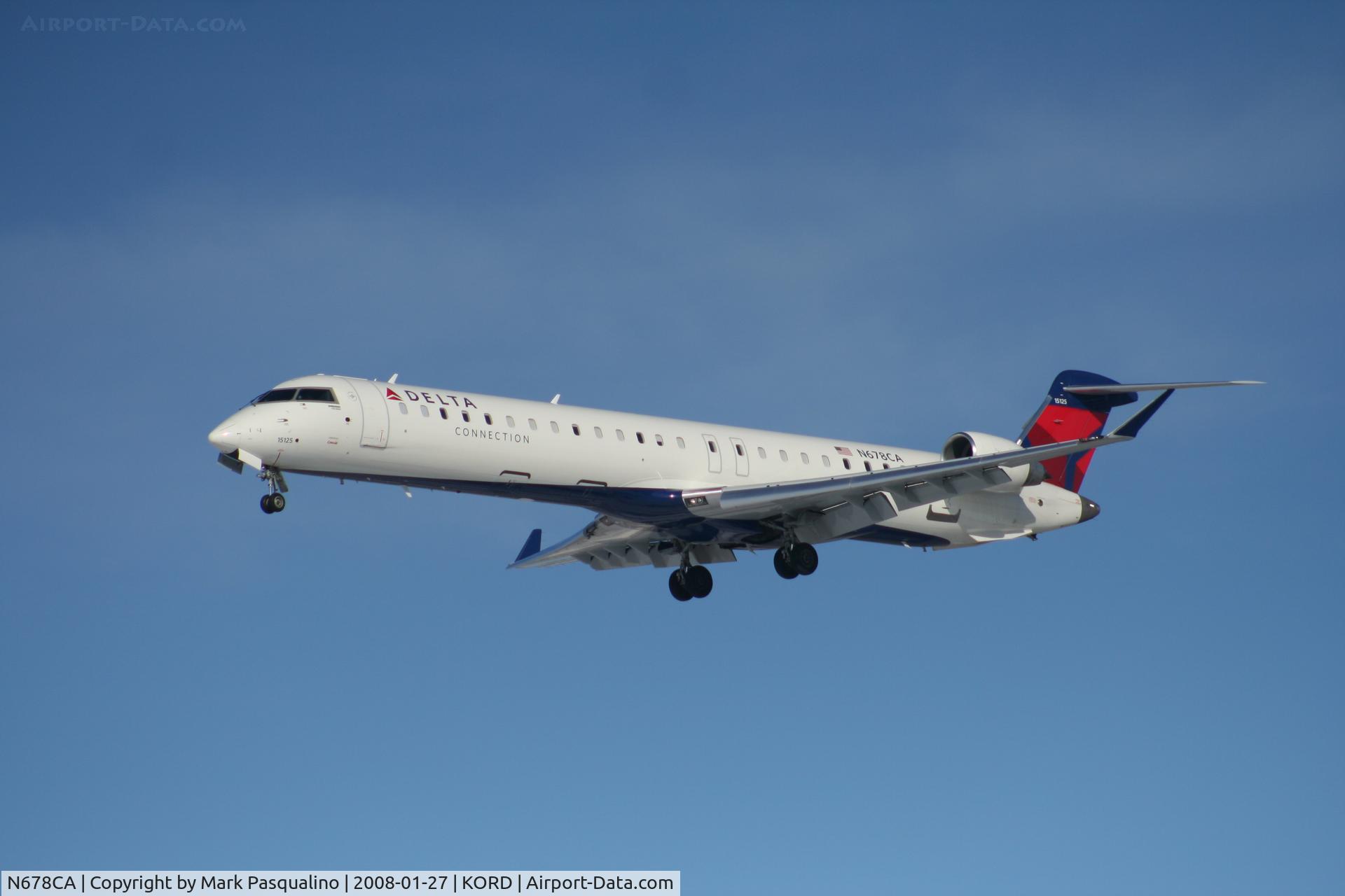 N678CA, 2007 Bombardier CRJ-900ER (CL-600-2D24) C/N 15125, CL600-2D24