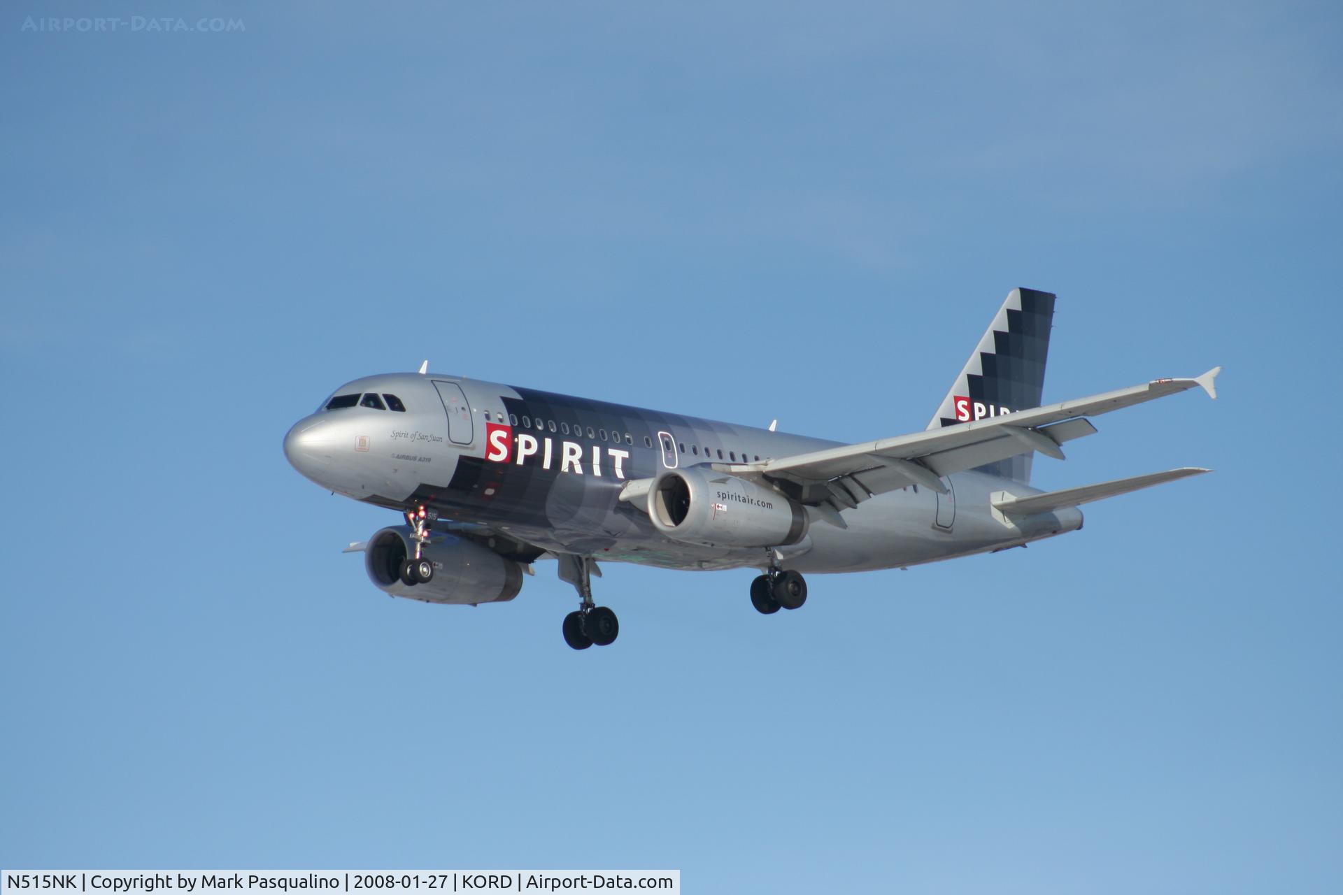 N515NK, 2006 Airbus A319-132 C/N 2698, Airbus A319