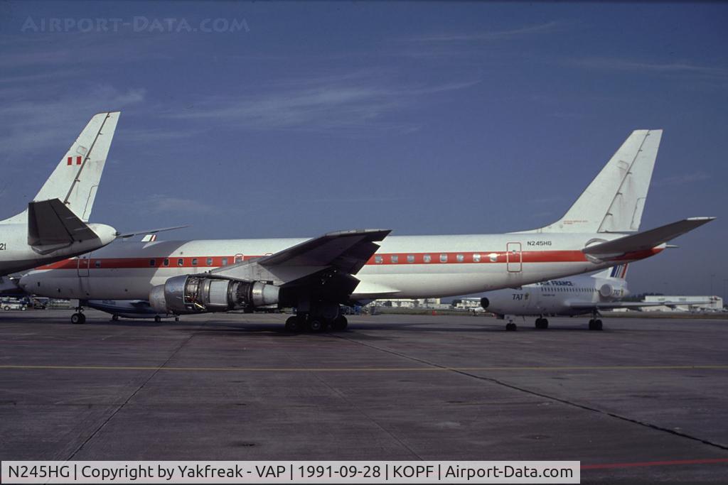 N245HG, 1963 Douglas DC-8-53 C/N 45664, ex Minerve DC8-50