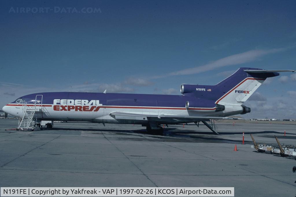 N191FE, 1966 Boeing 727-22 C/N 19084, Fedex Boeing 727-100