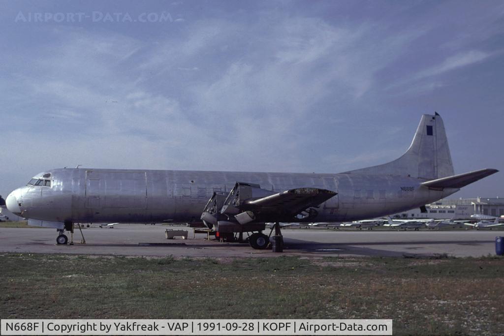 N668F, 1961 Lockheed L-188C(F) Electra C/N 1144, Lockheed L188 Electra