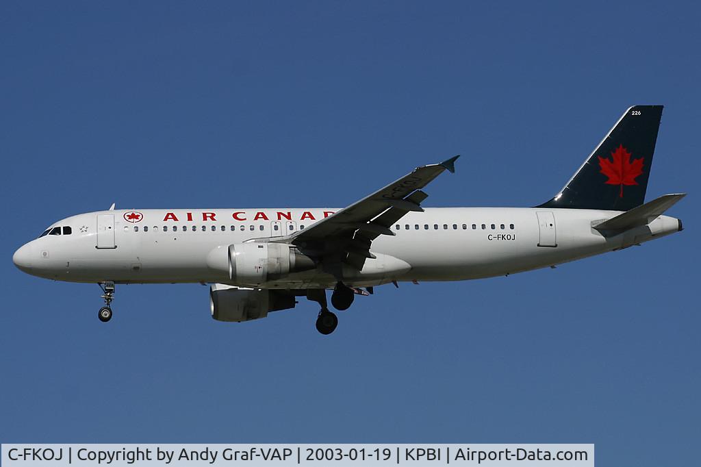C-FKOJ, 1991 Airbus A320-211 C/N 330, Air Canada A320