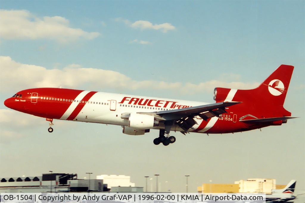 OB-1504, 1974 Lockheed L-1011-385-1 TriStar 1 C/N 193A-1087, Fuacett Peru L1011-1