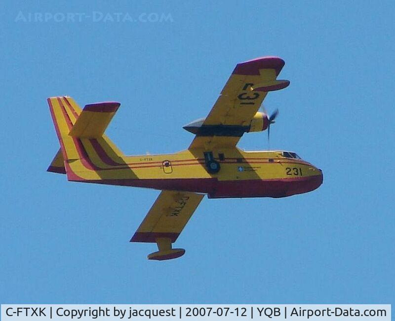 C-FTXK, 1970 Canadair CL-215-I (CL-215-1A10) C/N 1018, Practice run