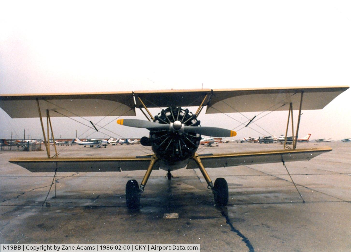 N19BB, Boeing A75 C/N 75-293, Former N52283 at Arlington Municipal