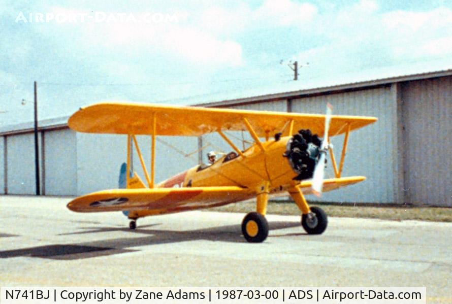 N741BJ, 1985 Boeing 75 C/N AR-36, Stearman at Addison