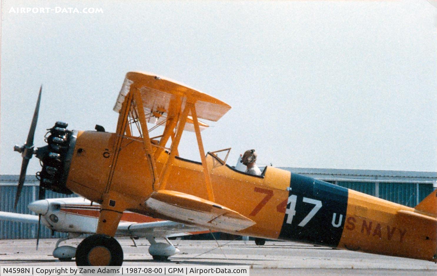 N4598N, Boeing N2S-3 C/N 0000, Stearman at Grand Prairie