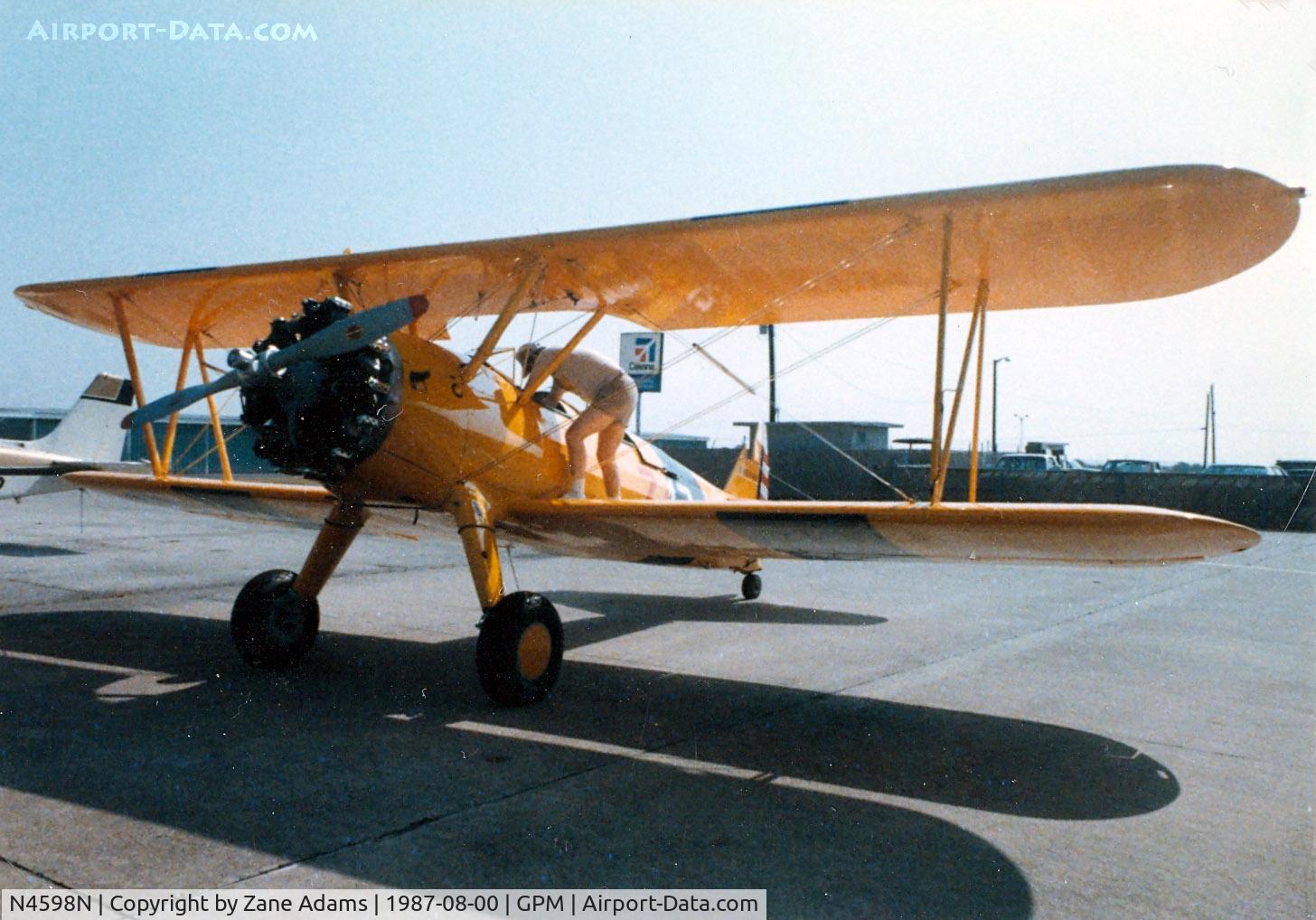 N4598N, Boeing N2S-3 C/N 0000, Stearman at Grand Prairie