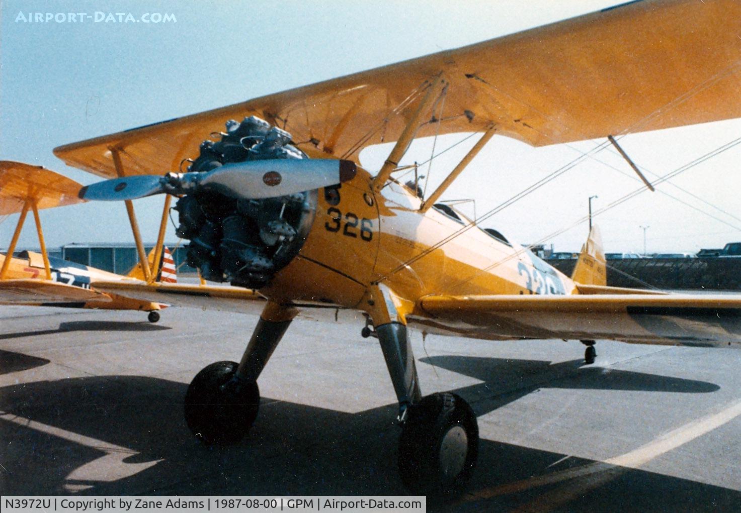 N3972U, Boeing 75 C/N AR-26, Stearman at Grand Prairie