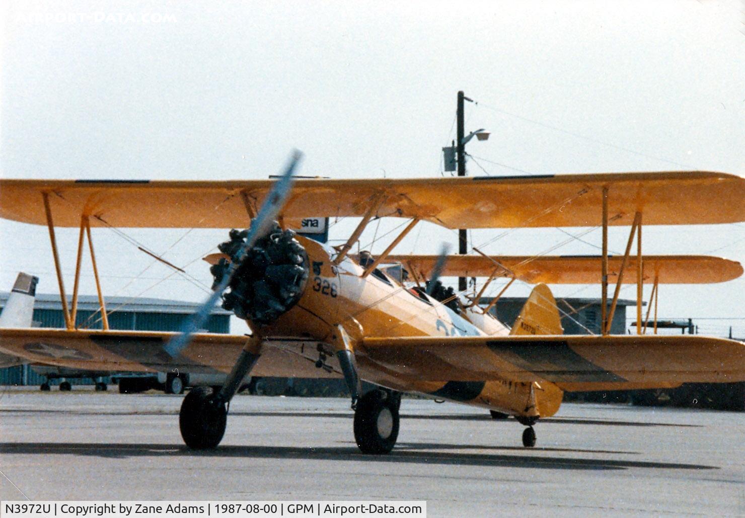 N3972U, Boeing 75 C/N AR-26, Stearman at Grand Prairie